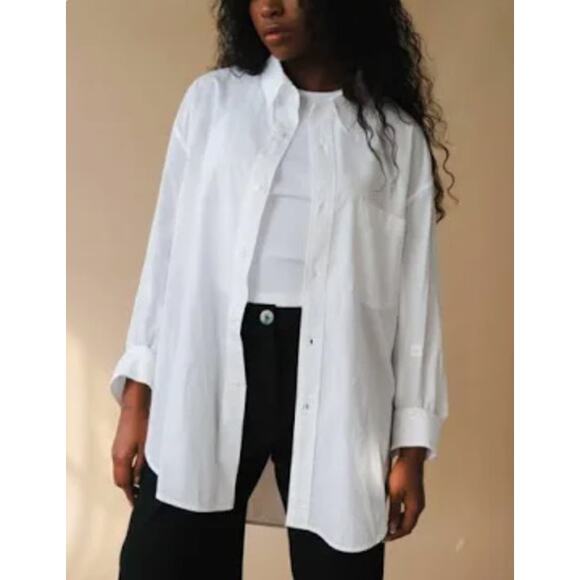 NEW Citizens of Humanity Kayla Shirt White Women's Size XS Retail $228 - Picture 1 of 4